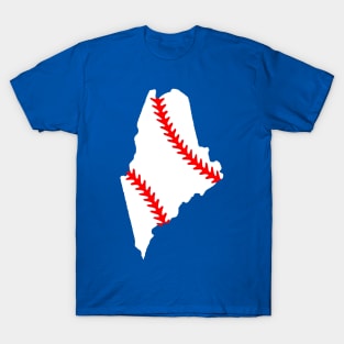 MAINE BASEBALL STATE T-Shirt